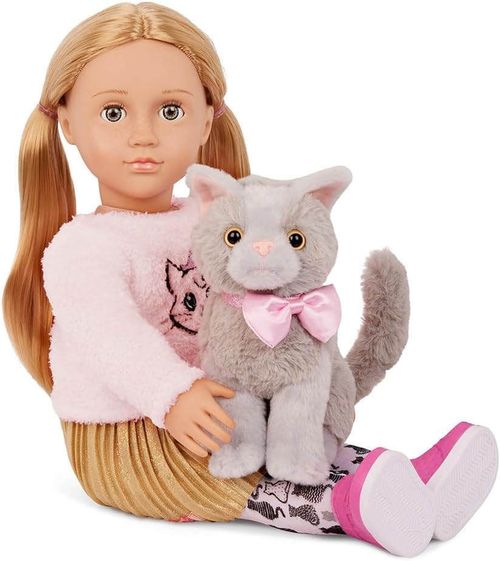 купить Кукла Battat BD31479Z Melena 46 cm cu pisicuta, 57456 в Кишинёве 