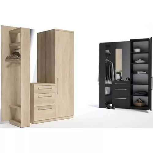 купить Шкаф Indart SET DE MODULE 01 (155x55x210) в Кишинёве 