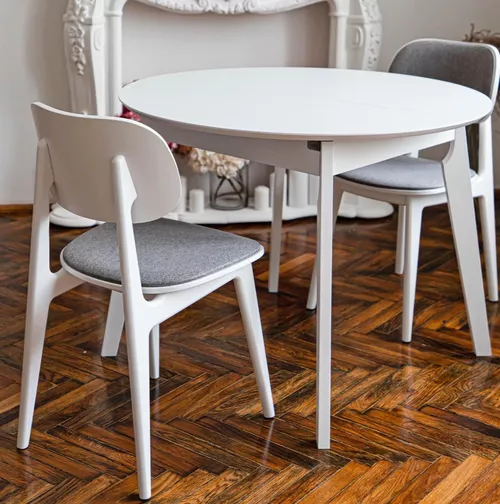 cumpără Scaun Deco Lula Stofa Malmo 90+White Legs în Chișinău 