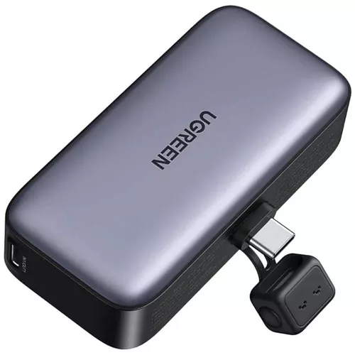 cumpără Acumulator extern USB (Powerbank) Ugreen 35338 Nexode Mini with Foldable Stand 5000mAh, 22,5W, Grey în Chișinău 