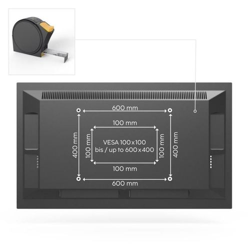 купить Крепление настенное для TV Hama 220898 TV Wall Bracket, Swivel, Tilt, Pull-out, 216 cm (85”), up to 50 kg в Кишинёве 