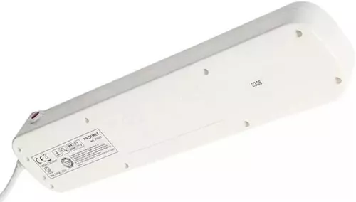 купить Удлинитель электрический Profmet 213029 Prelungitor cu 6 prize, cu 7 intrerupatoare, 2m, alb в Кишинёве 