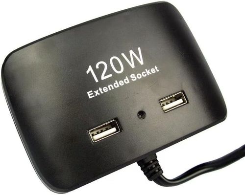 купить Разветвитель для прикуривателя Olesson NO.1511 черный Y15-187, тройник в Кишинёве 