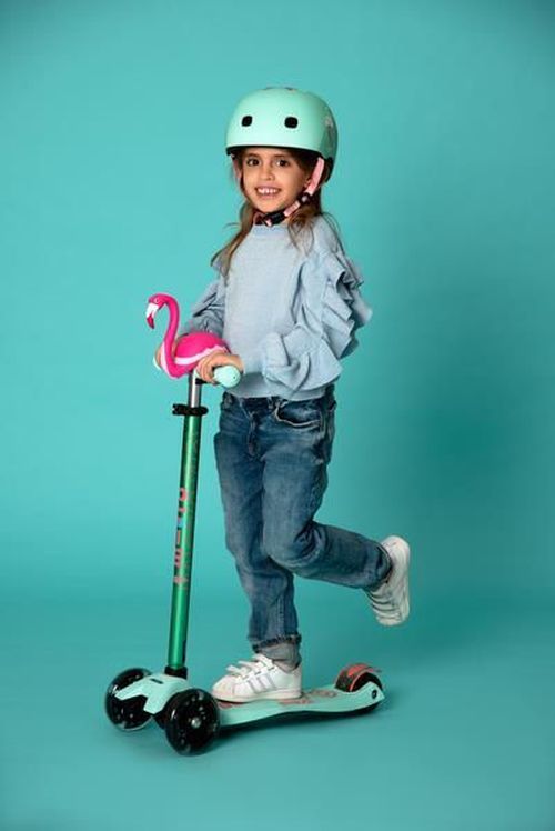 купить Самокат Micro MMD144 Maxi Deluxe LED Mint в Кишинёве 