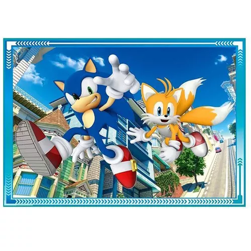 купить Пазл Clementoni Puzzle 4in 1 Sonic (21522) в Кишинёве 