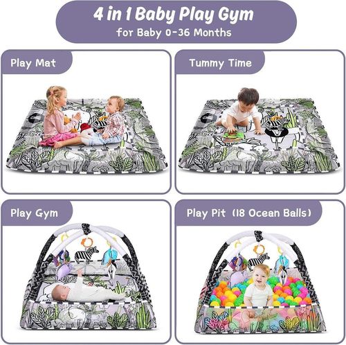 cumpără Complex de joacă pentru copii 4Play Safari 80x80x55cm în Chișinău 