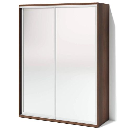 купить Шкаф Fabrik Home Шкаф-купе 2 зеркала 1600 Орех темный в Кишинёве 