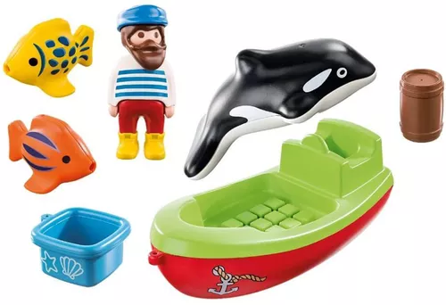 купить Конструктор Playmobil PM70183 Fisherman with Boat в Кишинёве 