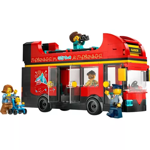купить Конструктор Lego 60407 City Autobuz de excursie roșu cu etaj в Кишинёве 
