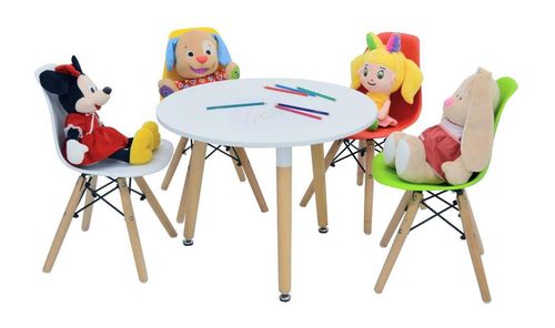 cumpără Set de mobilier pentru copii Deco Eames Bebe Red în Chișinău 