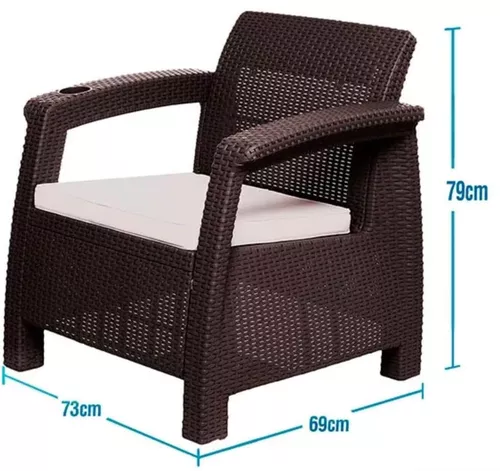 cumpără Mobilier pentru grădină Hydro S Mobila p/u terasa Ferrara Elegance, 5 persoane, Wengue în Chișinău 