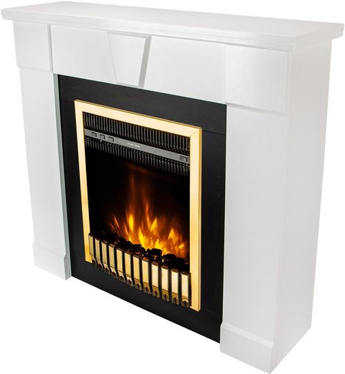 купить Камин электрический ArtFlame Elyon & Gala Gold, 950x1000x270mm, Alb в Кишинёве 