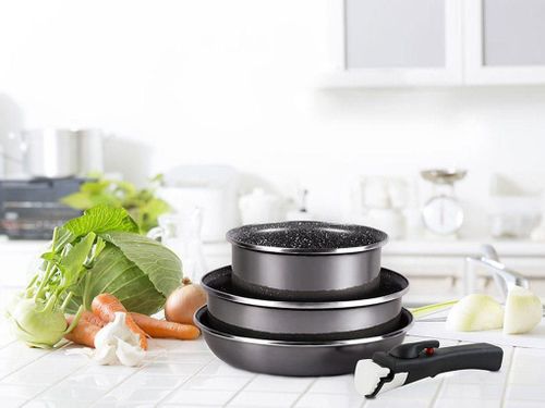 купить Сковорода Delimano Click&Space Set 4pcs (110085084) в Кишинёве 