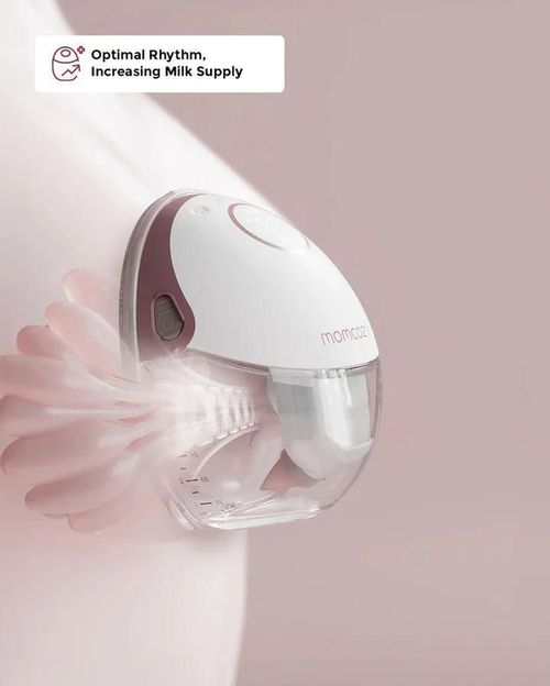 cumpără Pompă pentru sân Momcozy BP354-NR70BA-B Pompa de san electrica hands-free M6 Red în Chișinău 