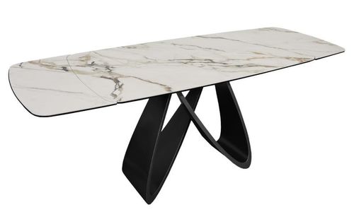 cumpără Masă Deco Rino 180/260x100xH76 White (KL-188) + Golden Legs în Chișinău 
