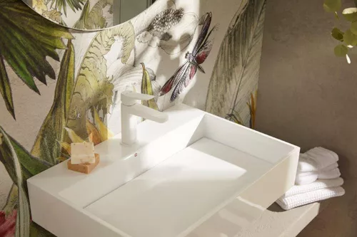 купить Смеситель для умывальника kfa armatura Malaga белый (123994) в Кишинёве 