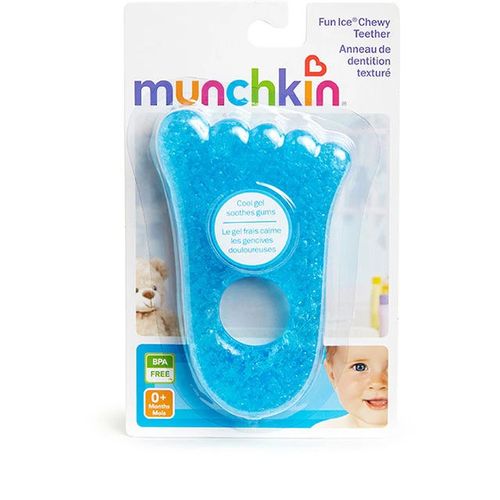 Jucarie dentitie cu gel Munchkin Fun Ice Chewy Green - 1 buc 