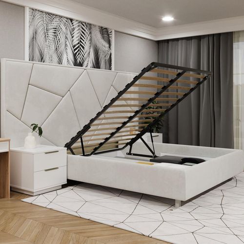 cumpără Pat Bayro Elegans 1600x2000 c подъёмным механизмом ткань категория III în Chișinău 