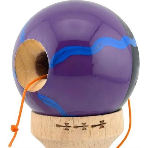 купить Активная игра Essa 163832 Kendama Flippy X Original, 7х6х18cm, negru-mov cu linii в Кишинёве 