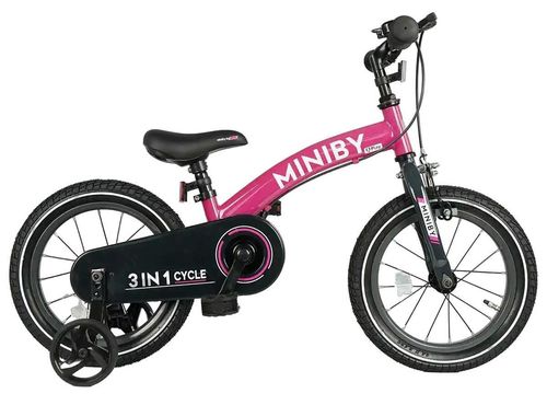 купить Велосипед Qplay Miniby 3in1 14 Rose в Кишинёве 