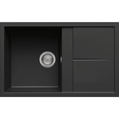 cumpără Chiuvetă bucătărie Elleci UNICO 300 (790x500 mm) 40 full black în Chișinău 