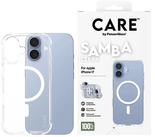 cumpără Husă pentru smartphone PanzerGlass Fashionable Case Samba MagSafe iPhone 17 (PG-CR22326) în Chișinău 