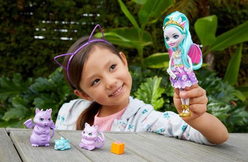 купить Кукла Enchantimals GYJ09 Set Famila Draconitei Diana в Кишинёве 