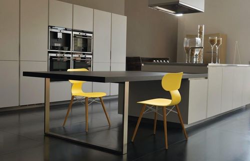 cumpără Scaun Papatya Yugo-S Wox - galben / fag natural în Chișinău 