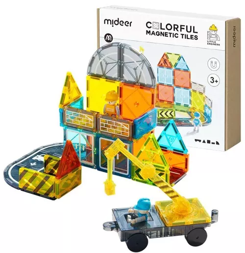cumpără Set de construcție Mideer MD4289 Set de construcție magnetic Micul arhitect, 36 elem. în Chișinău 