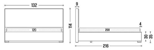 cumpără Pat my-STYLE my-Yana 120x200 (P60D12M15) în Chișinău 