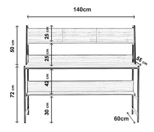 cumpără Masă de birou Trendy Demir L198 (GTR001065) în Chișinău 