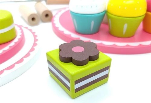 купить Игрушка Tooky Toy R25 /21 (70499) Деревянный набор десертов TY991 в Кишинёве 