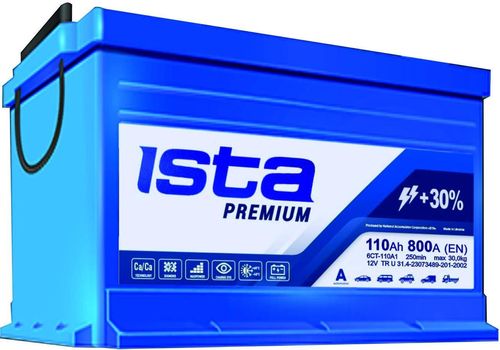 cumpără Acumulator auto Ista Premium 110AH A1000 (352*175*190) în Chișinău 