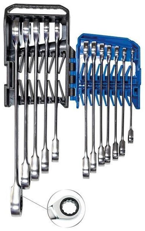 cumpără Cheie fixă King Tony 12112MRS02 ключи комбинированные с трещоткой 8-22мм. 12 пр. (в органайзере) în Chișinău 