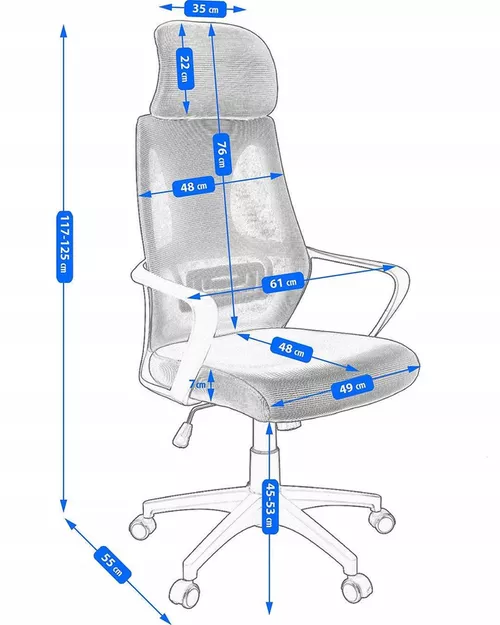 cumpără Fotoliu de birou Jumi CM-270688 Futura, Negru în Chișinău 