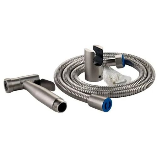 купить Смеситель для биде Hydro S Aquafix 22, set duș igienic și furtun 1.2m, inox, satin (0103241) в Кишинёве 