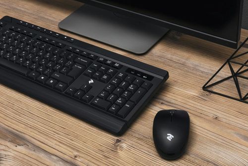 cumpără Tastatură + Mouse 2E 2E-MK410MWB MK410 WL Black în Chișinău 