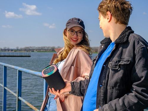 cumpără Boxă portativă Bluetooth Tracer Stripe TWS, Black XL în Chișinău 