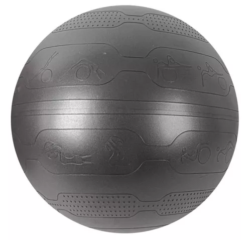 купить Мяч inSPORTline SL-00013784 Minge gimnastica cu pompa d=55cm Stretch Ball Black (29176-1) в Кишинёве 
