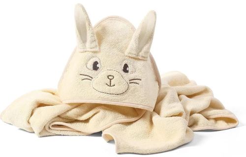 купить Аксессуар для купания BabyOno 963 Prosop de baie Terry cu urechi BUNNY EARS cream 100*100 в Кишинёве 