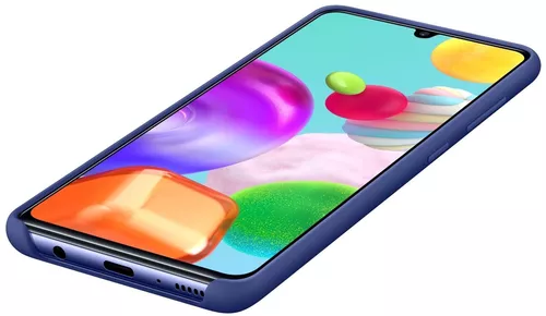 купить Чехол для смартфона Samsung EF-PA415 Silicone Cover Blue в Кишинёве 