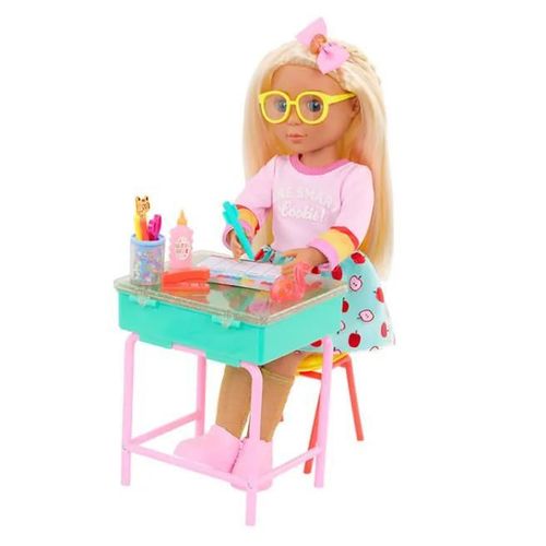 cumpără Păpușă Battat GG51164 Glitter Girls Mallory 35cm cu birou scolar si accesorii, cod 61753 în Chișinău 