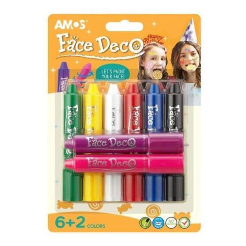 cumpără Set de creație miscellaneous FD5B8 Set vopsele pentru fata Amos Face Deco p/fete 8 culori în Chișinău 