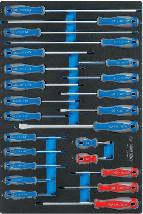 cumpără Sistem de depozitare a instrumentelor King Tony 934-010MRV-G с инструментом серая, 7 ящика (286 пр.) VAG, MB, OPEL, BMW, Jap. în Chișinău 