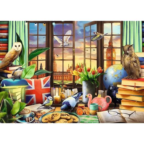 купить Пазл Trefl 10847 Puzzle 1000 Premium Plus. Toate lucrurile britanice в Кишинёве 