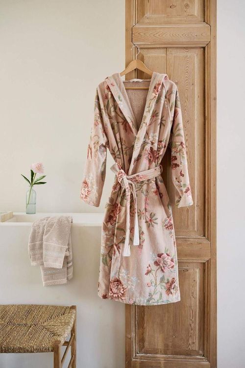купить Домашний текстиль Pip Studio 327020 Secret Garden Bathrobe Khaki M в Кишинёве 