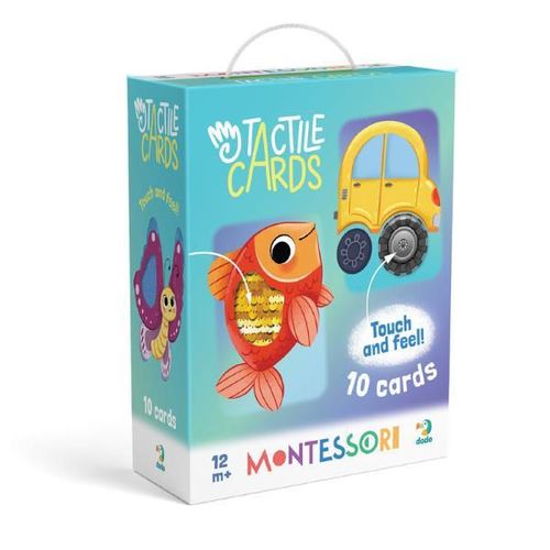 купить Настольная игра Dodo 301231 Set carduri cu elemente tactile Montessori La plimbare в Кишинёве 