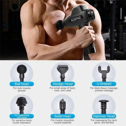 купить Массажер Renpho RF-GM168-BK Percussion в Кишинёве 