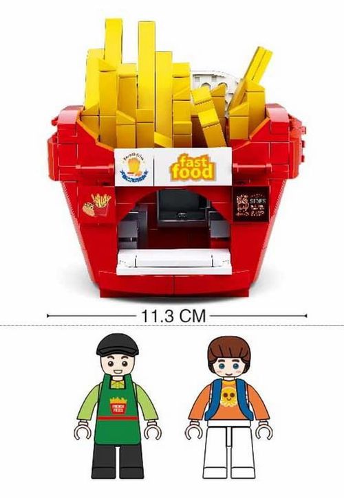 купить Конструктор Sluban B0705B FOOD COURT FRENCH FRIES HOUSE в Кишинёве 