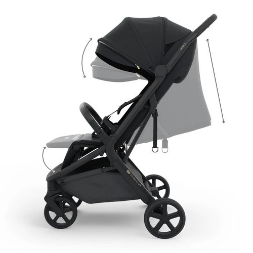 купить Детская коляска KinderKraft KSNUBI03BLK0000 Nubi 3 Midnight Black в Кишинёве 